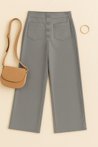 Damenhose – High Waist Stretch, figurbetont & elastisch