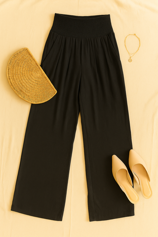 Damen Hose – Leinen-Stil, luftig & zeitlos elegant