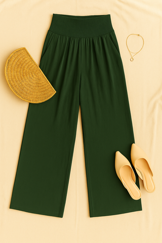 Damen Hose – Leinen-Stil, luftig & zeitlos elegant