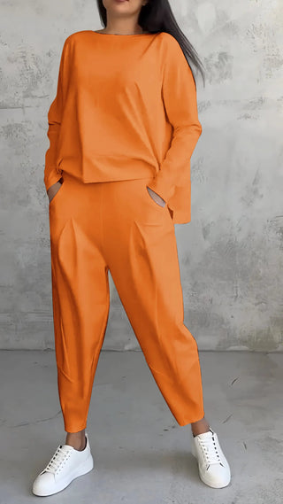 A stylish women's co-ord set featuring a sleek design made from soft, breathable fabric, perfect for versatile outfits. This elegant ensemble combines comfort with a 4