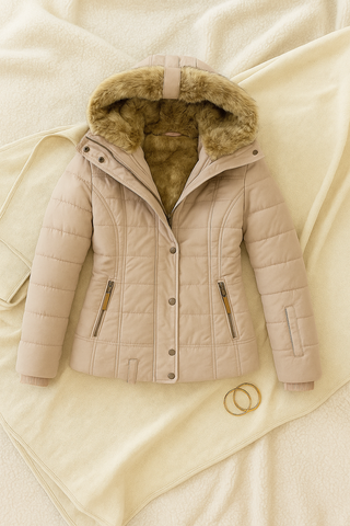 Damen Winterjacke – Modisch, Gefüttert, Warm aus Polyester