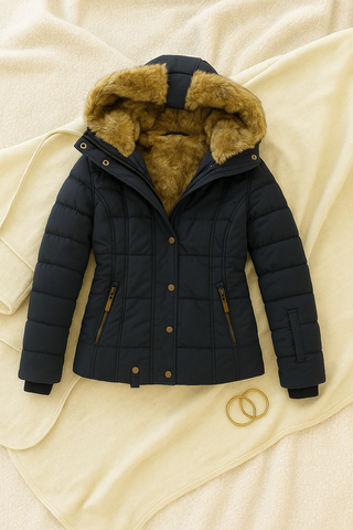 Damen Winterjacke – Modisch, Gefüttert, Warm aus Polyester