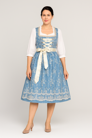 Damen Trachtenkleid – Vintage Stil, Zeitlos & Elegant