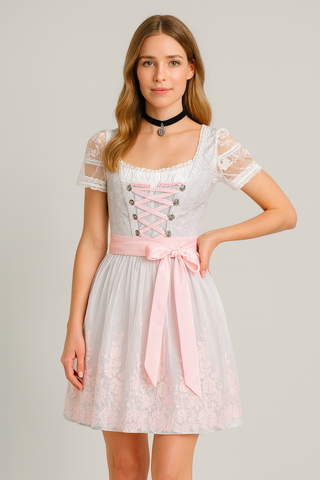 Damen Dirndl Kleid – Oktoberfest-Stil, Modern & Elegant