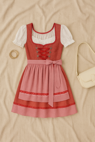 Damen Dirndl Kleid – Oktoberfest-Stil, Modern & Elegant