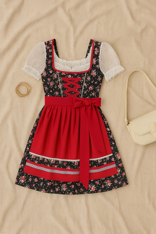 Damen Dirndl Kleid – Oktoberfest-Stil, Modern & Elegant