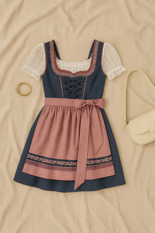 Damen Dirndl Kleid – Oktoberfest-Stil, Modern & Elegant