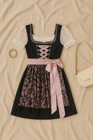 Damen Dirndl Kleid – Oktoberfest-Stil, Modern & Elegant