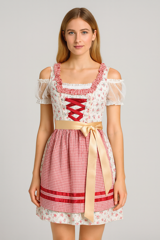 Damen Dirndl Kleid – Oktoberfest-Stil, Modern & Elegant