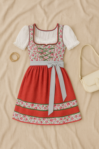 Damen Dirndl Kleid – Oktoberfest-Stil, Modern & Elegant