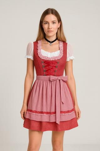 Damen Dirndl Kleid – Oktoberfest-Stil, Modern & Elegant