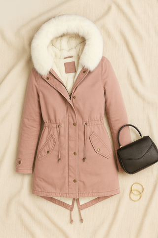 Damen Jacke – Wollmischung, warm & elegant