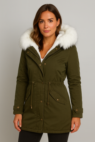 Damen Jacke – Wollmischung, warm & elegant