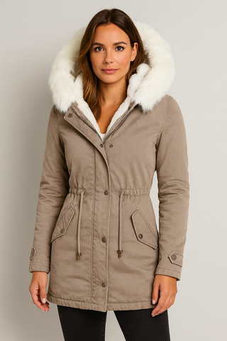 Damen Jacke – Wollmischung, warm & elegant