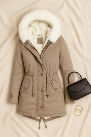 Damen Jacke – Wollmischung, warm & elegant