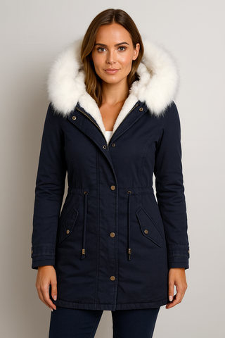 Damen Jacke – Wollmischung, warm & elegant