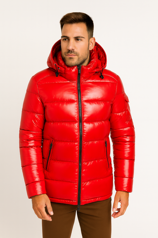 Herren Jacke – Strapazierfähiger Stoff, Warm & Stilvoll
