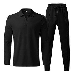 Herren Trainingsset – Strukturiertes Oberteil, Bequeme Jogginghosen, Atmungsaktiv &amp; Modern 9