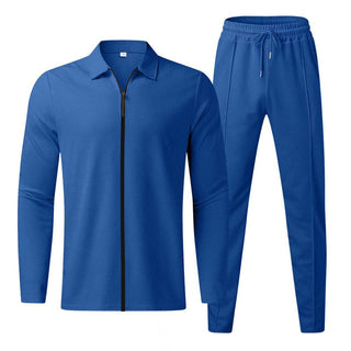Herren Trainingsset – Strukturiertes Oberteil, Bequeme Jogginghosen, Atmungsaktiv &amp; Modern 8