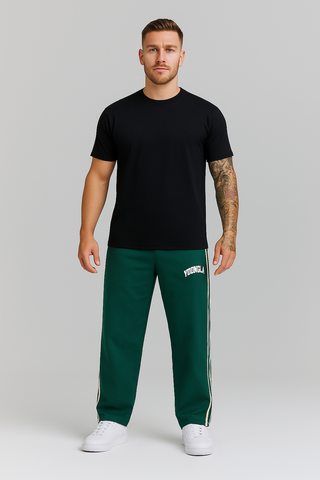 Herren Sporthose – Doppelstreifen-Design, Atmungsaktiv & Komfortabel