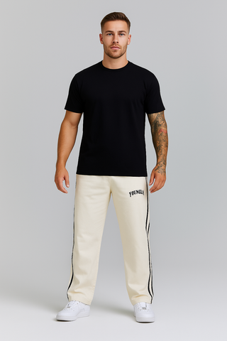 Herren Sporthose – Doppelstreifen-Design, Atmungsaktiv & Komfortabel