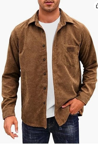 Herren Cordhemd – Klassischer Cord-Look, Warm & Stilvoll