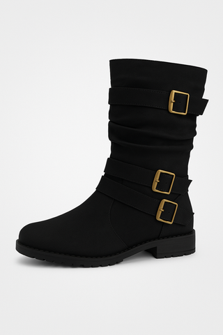 Damen Stiefeletten – Kunstleder-Design, elegant & alltagstauglich