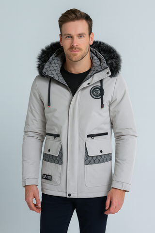 Herren Parka – Winterjacke mit Kapuze, Warm & Stylisch