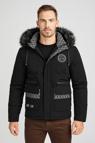 Herren Parka – Winterjacke mit Kapuze, Warm & Stylisch