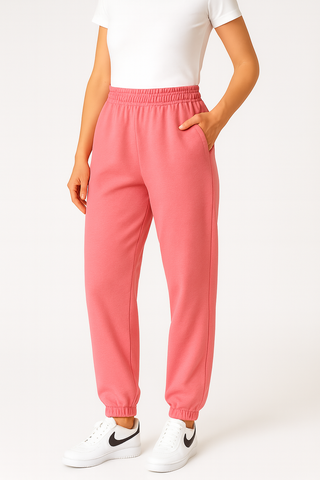 Damen Jogginghose – Hohe Taille, Lässig & Bequem