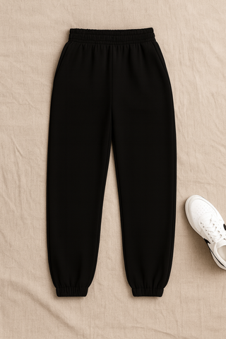 Damen Jogginghose – Hohe Taille, Lässig & Bequem